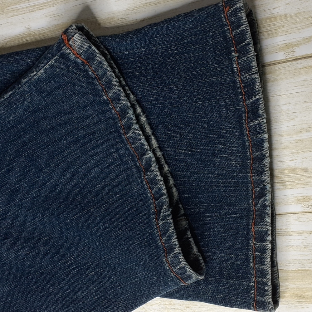 Aura Women's Western Bootcut Blue Jeans Size 8 Short WUT74TD - Picture 11 of 16